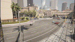 Animated GIF showing traffic